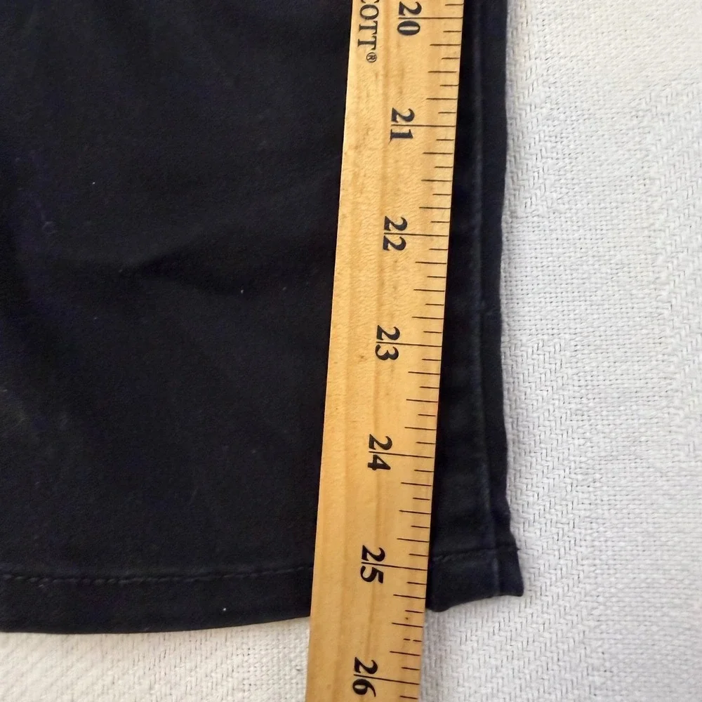Time and Tru Womens High Rise Jegging Pants Black Size 14 Stretch Slim Fit